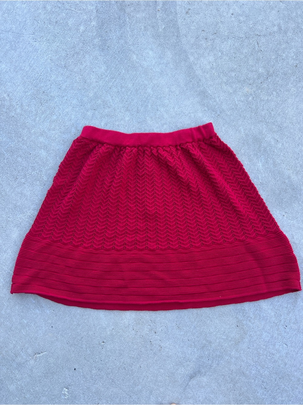 Y2K Cooperative UO Knit Red Skirt Size S Women’s